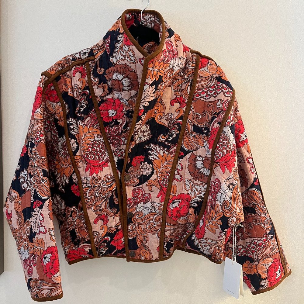 MOTHER The Big Time Bound Jacket  Color: Flowers in Her Hair